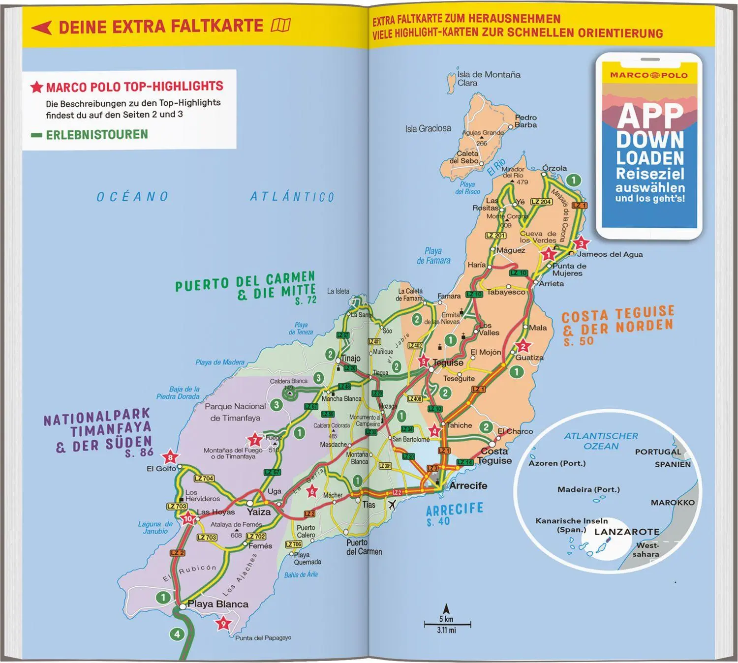 Bild: 9783829742207 | MARCO POLO Reiseführer Lanzarote | Izabella Gawin | Taschenbuch | 2025