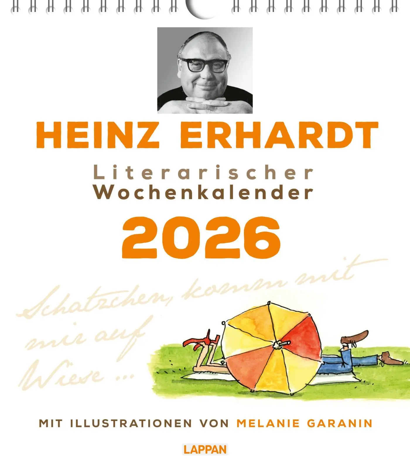 Cover: 9783830322207 | Heinz Erhardt - Literarischer Wochenkalender 2026 | Heinz Erhardt