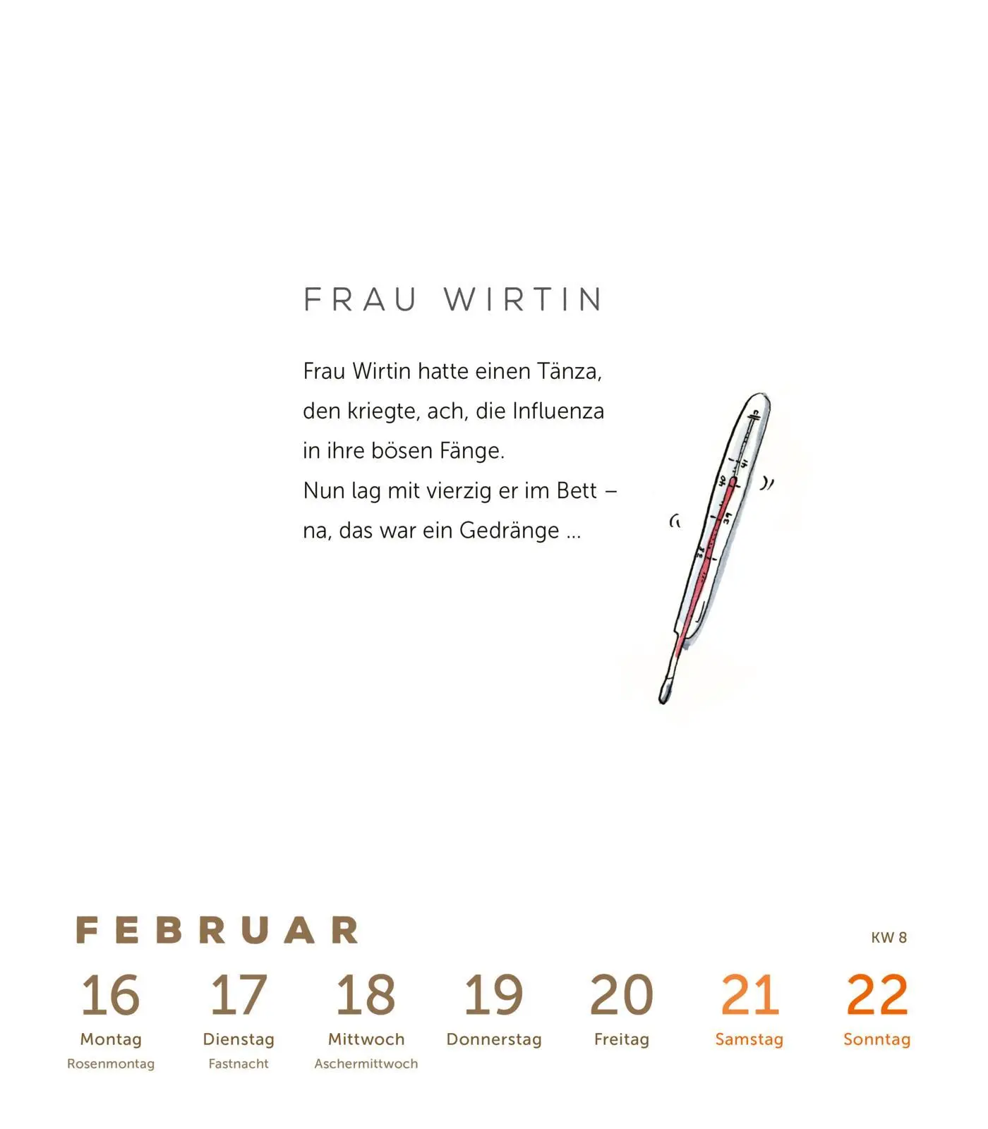 Bild: 9783830322207 | Heinz Erhardt - Literarischer Wochenkalender 2026 | Heinz Erhardt