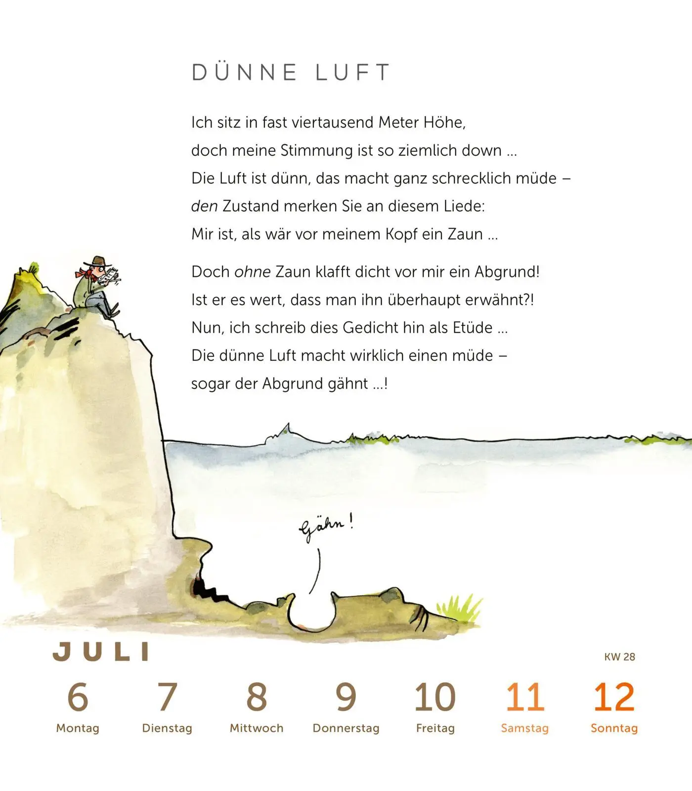 Bild: 9783830322207 | Heinz Erhardt - Literarischer Wochenkalender 2026 | Heinz Erhardt