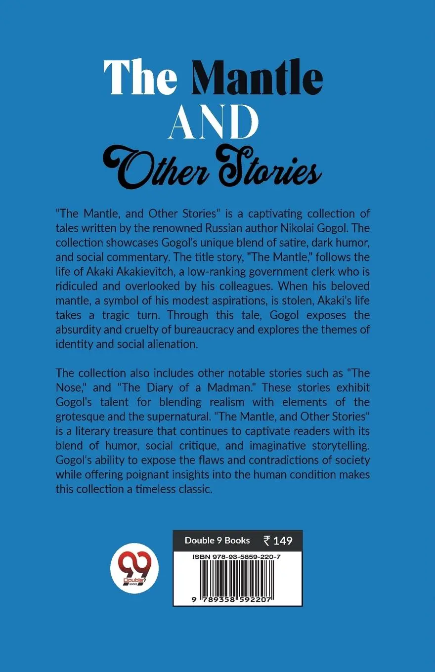Rückseite: 9789358592207 | The Mantle And Other Stories | Nicholas Gogol | Taschenbuch | Englisch