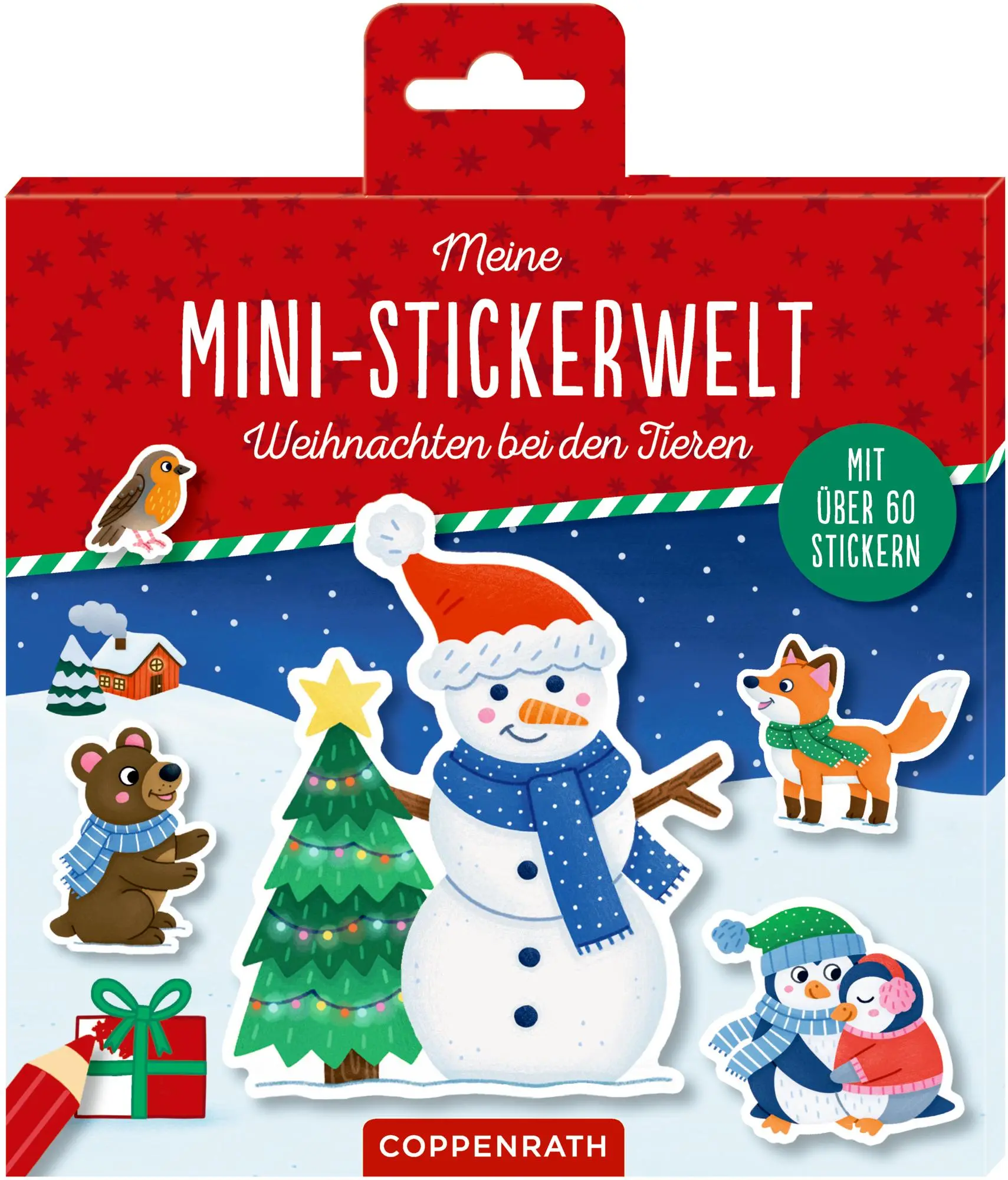 Cover: 4050003952307 | Meine Mini-Stickerwelt - Weihnachten bei den Tieren | Ruby Warnecke