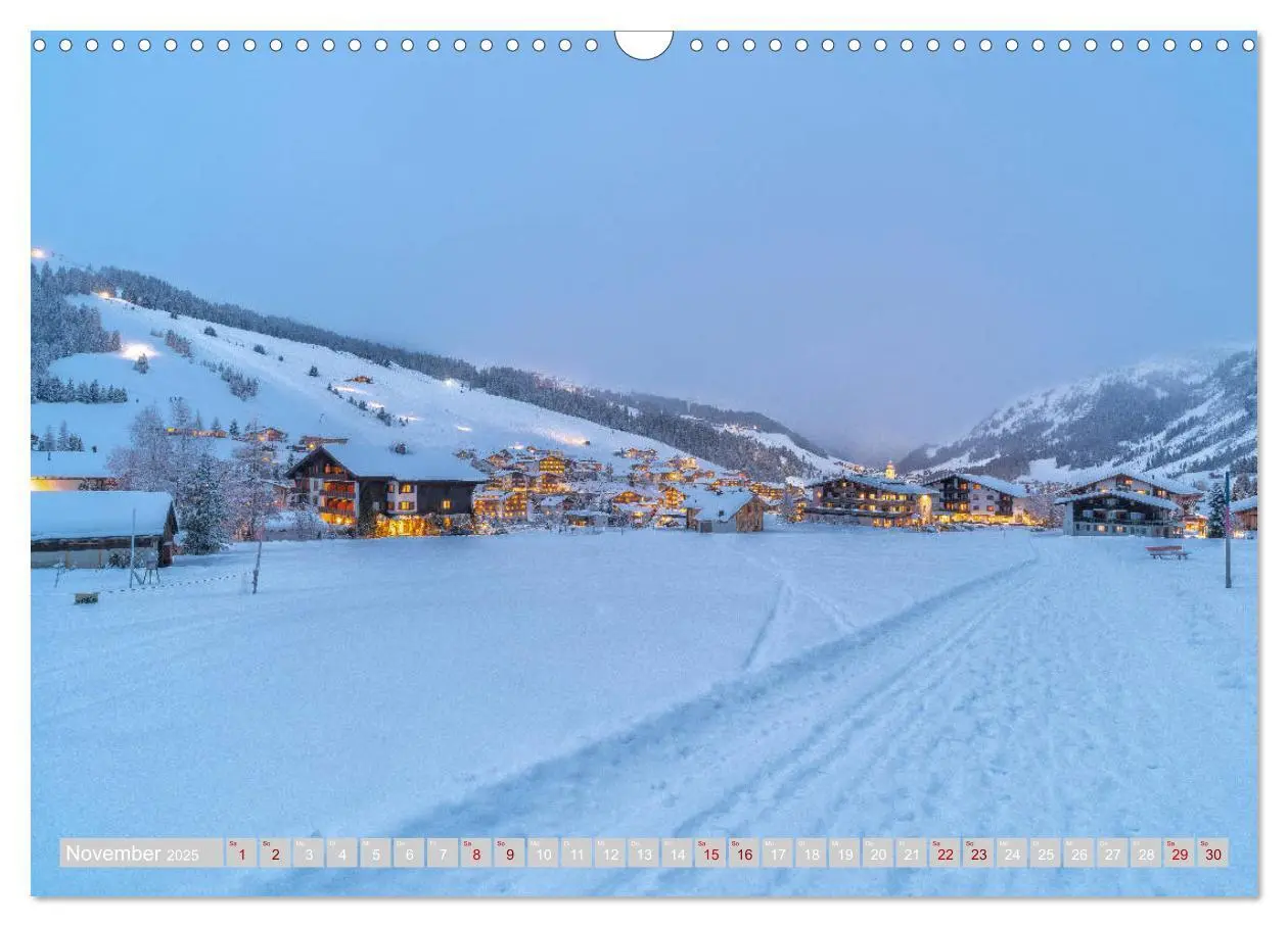 Bild: 9783435302307 | Lech am Arlberg - Winterzauber für das ganze Jahr (Wandkalender...
