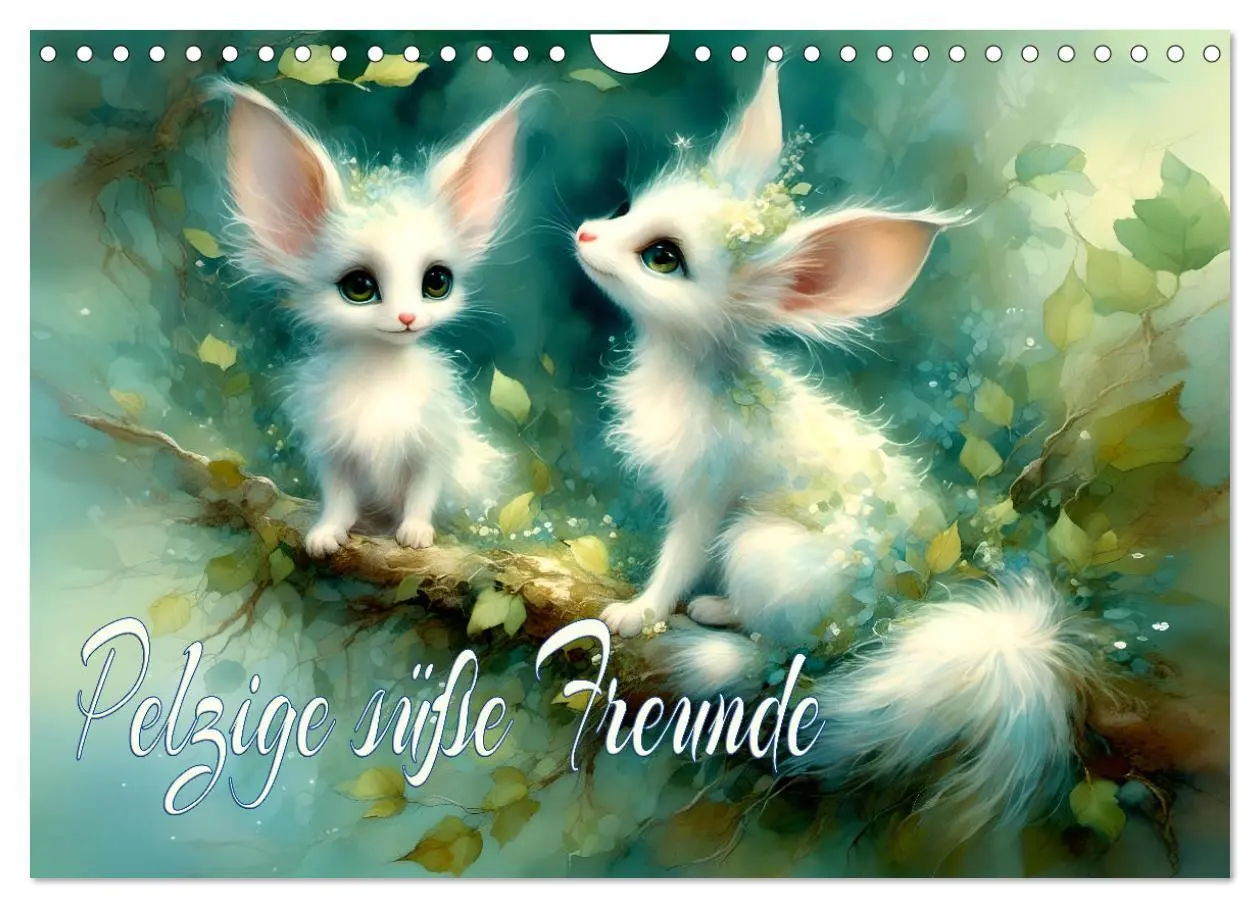 Cover: 9783457322307 | Pelzige süße Freunde (Wandkalender 2026 DIN A4 quer), CALVENDO...