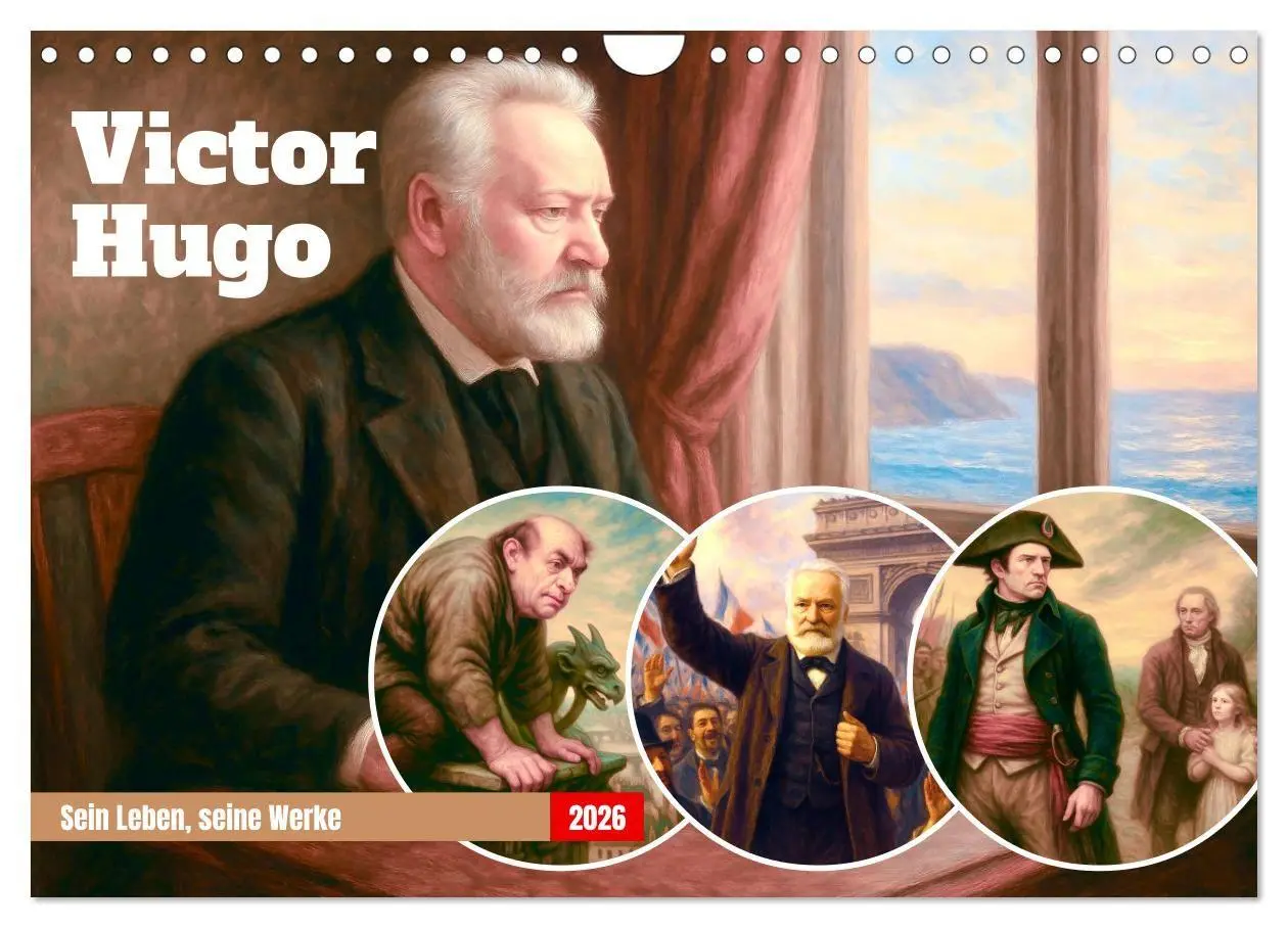 Cover: 9783516652307 | Victor Hugo (Wandkalender 2026 DIN A4 quer), CALVENDO Monatskalender