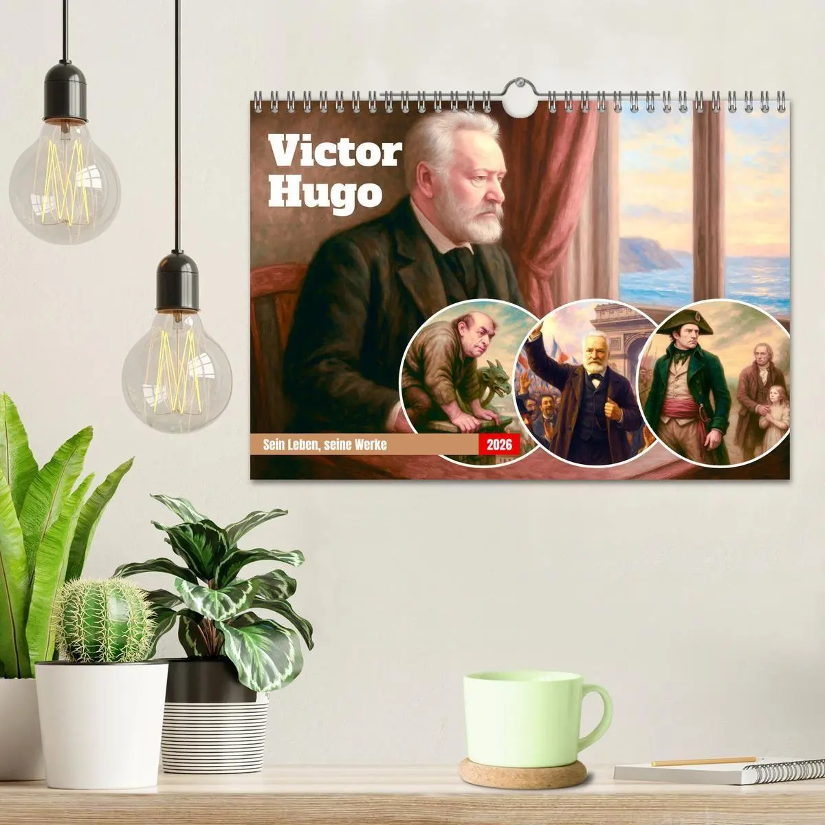 Bild: 9783516652307 | Victor Hugo (Wandkalender 2026 DIN A4 quer), CALVENDO Monatskalender