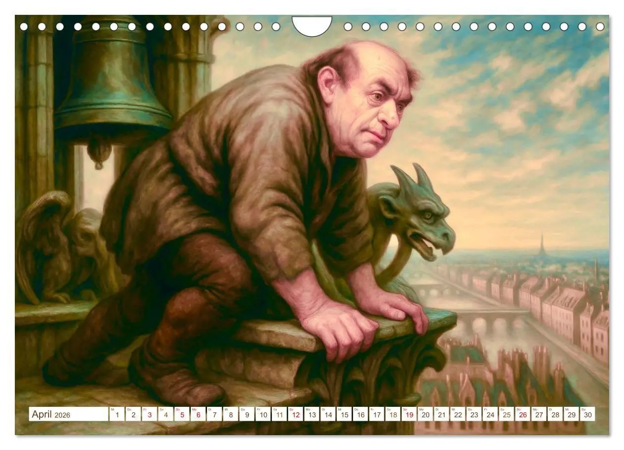 Bild: 9783516652307 | Victor Hugo (Wandkalender 2026 DIN A4 quer), CALVENDO Monatskalender