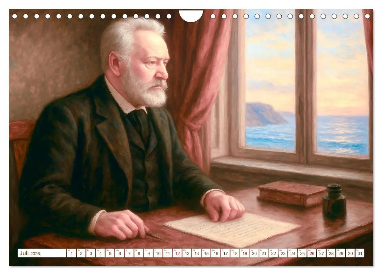 Bild: 9783516652307 | Victor Hugo (Wandkalender 2026 DIN A4 quer), CALVENDO Monatskalender