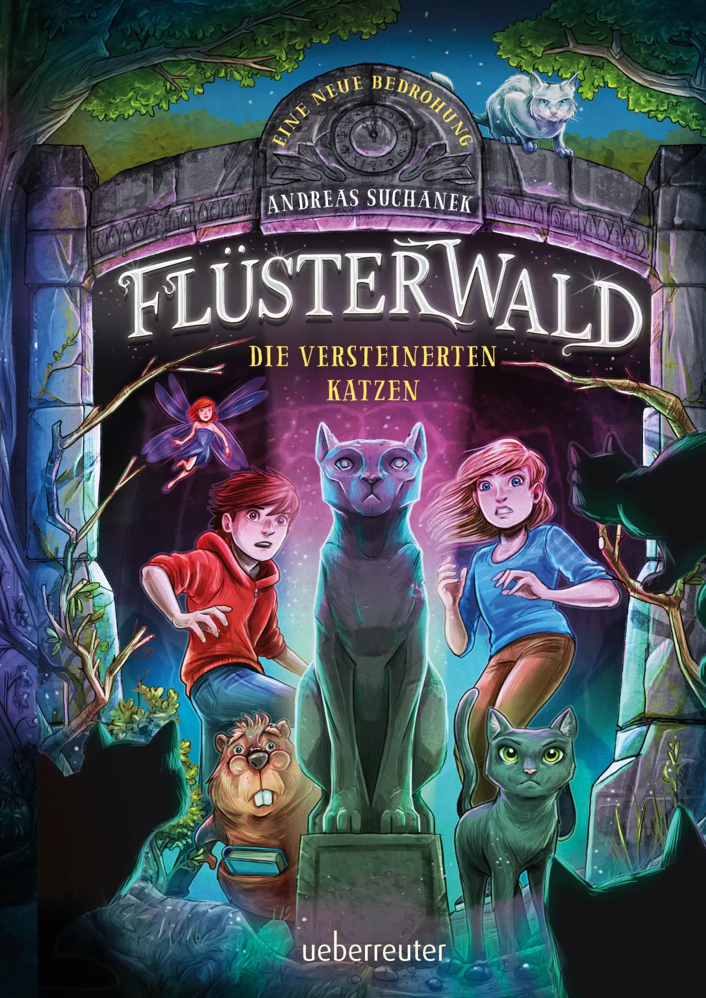 Cover: 9783764152307 | Flüsterwald - Eine neue Bedrohung. Die versteinerten Katzen....