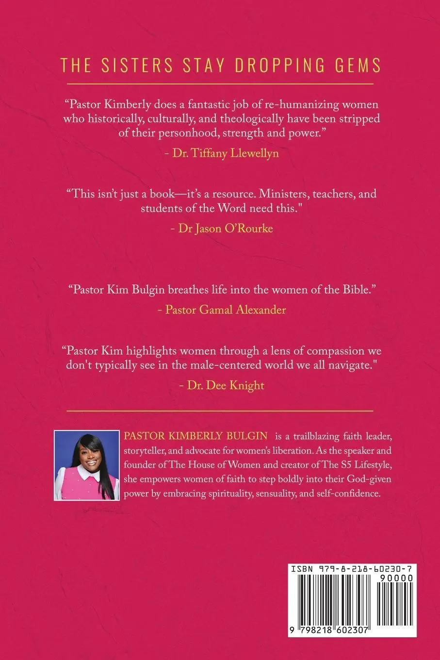 Rückseite: 9798218602307 | The Sisters Stay Dropping Gems! What Women In The Bible Teach Us...