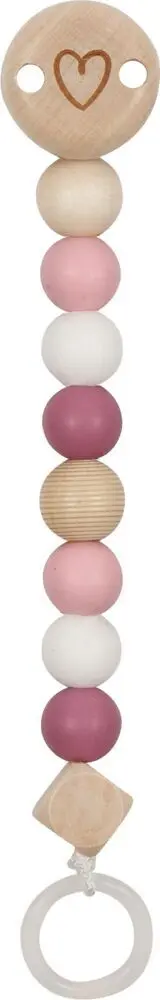 Cover: 4013594652407 | Schnullerkette Herz, pink | Faltschachtel mit Fenster | 65240 | 2026