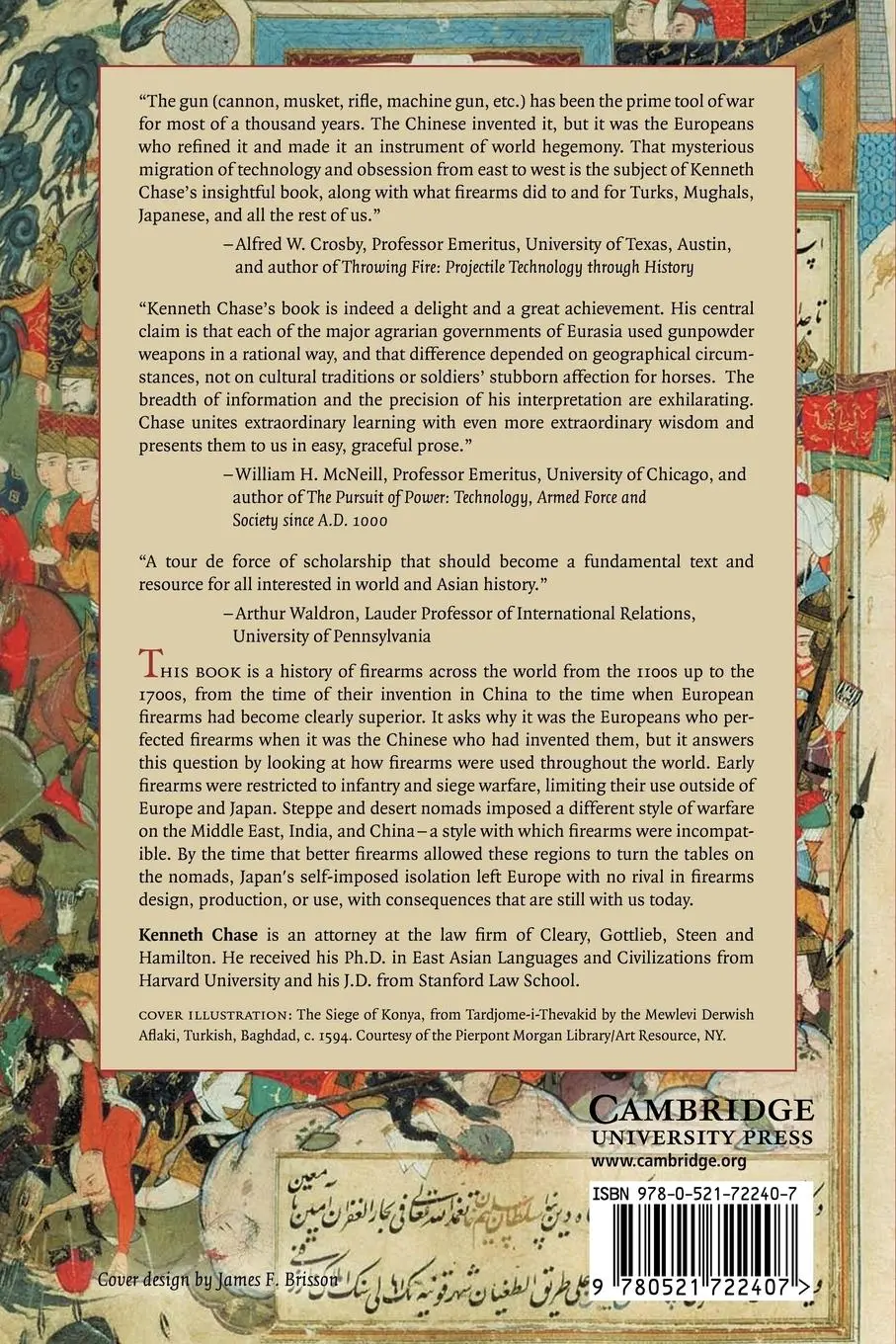 Rückseite: 9780521722407 | Firearms | A Global History to 1700 | Kenneth Chase | Taschenbuch