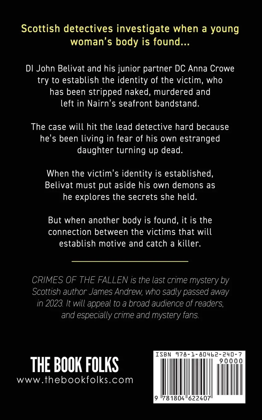 Rückseite: 9781804622407 | CRIMES OF THE FALLEN | A moody Scottish detective mystery | Andrew