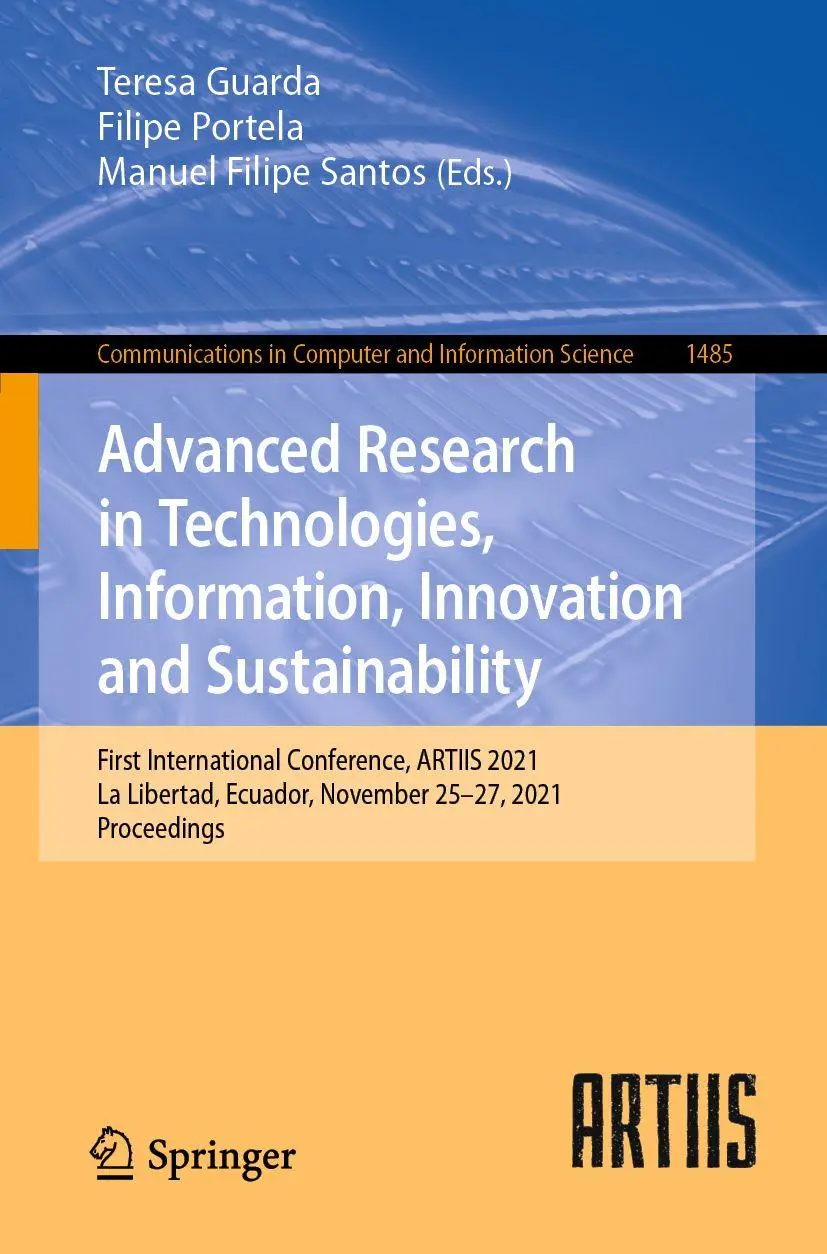 Cover: 9783030902407 | Advanced Research in Technologies, Information, Innovation and...