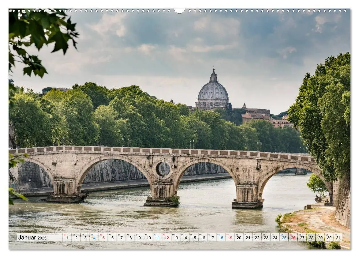 Bild: 9783435462407 | Roma (Wandkalender 2025 DIN A2 quer), CALVENDO Monatskalender | 2025