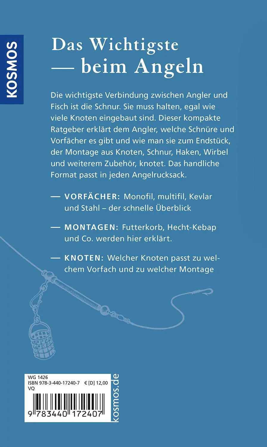 Rückseite: 9783440172407 | Knoten, Vorfach &amp; Montagen | Ben Boden | Taschenbuch | 96 S. | Deutsch