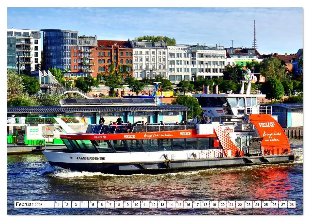 Bild: 9783516642407 | elbabwärts - Von Hamburg nach Cuxhaven (Tischkalender 2026 DIN A5...