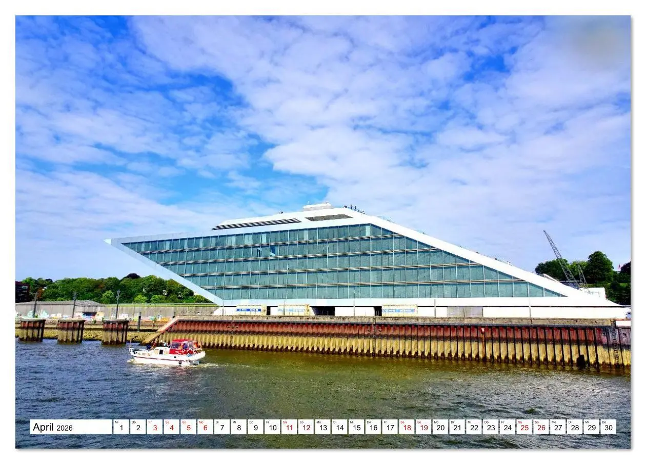 Bild: 9783516642407 | elbabwärts - Von Hamburg nach Cuxhaven (Tischkalender 2026 DIN A5...