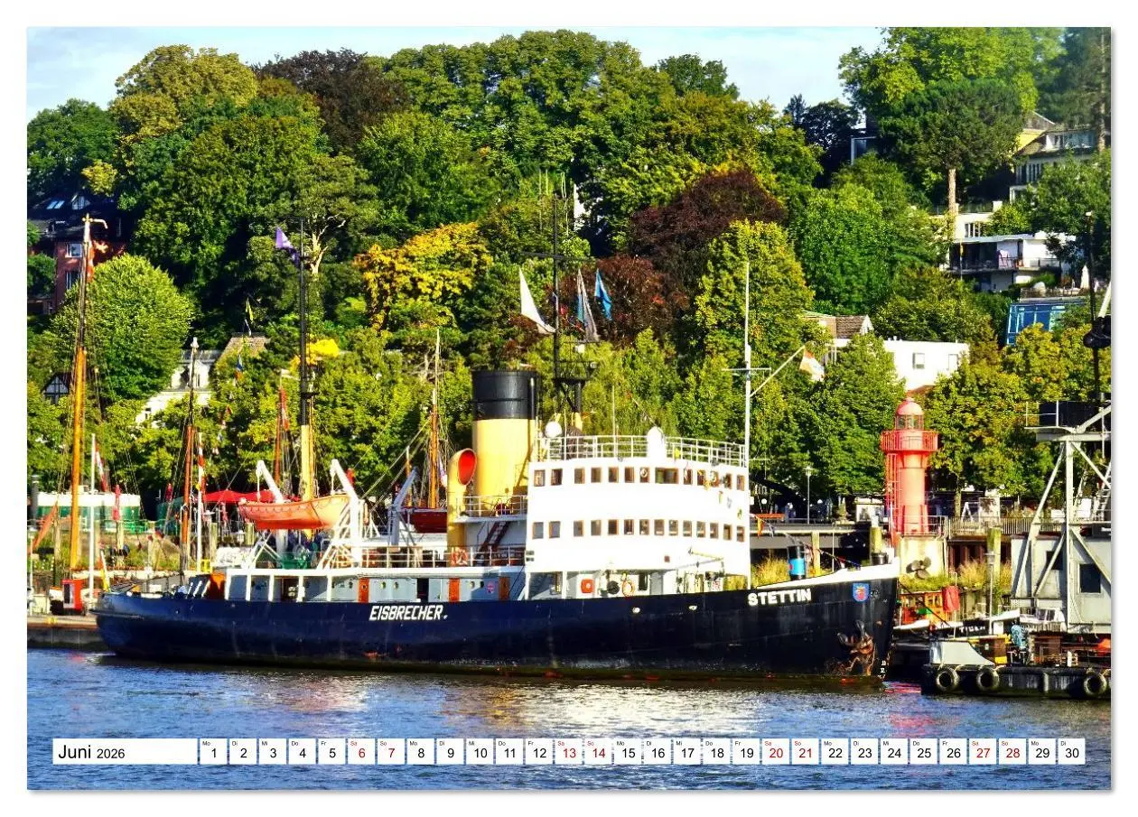 Bild: 9783516642407 | elbabwärts - Von Hamburg nach Cuxhaven (Tischkalender 2026 DIN A5...