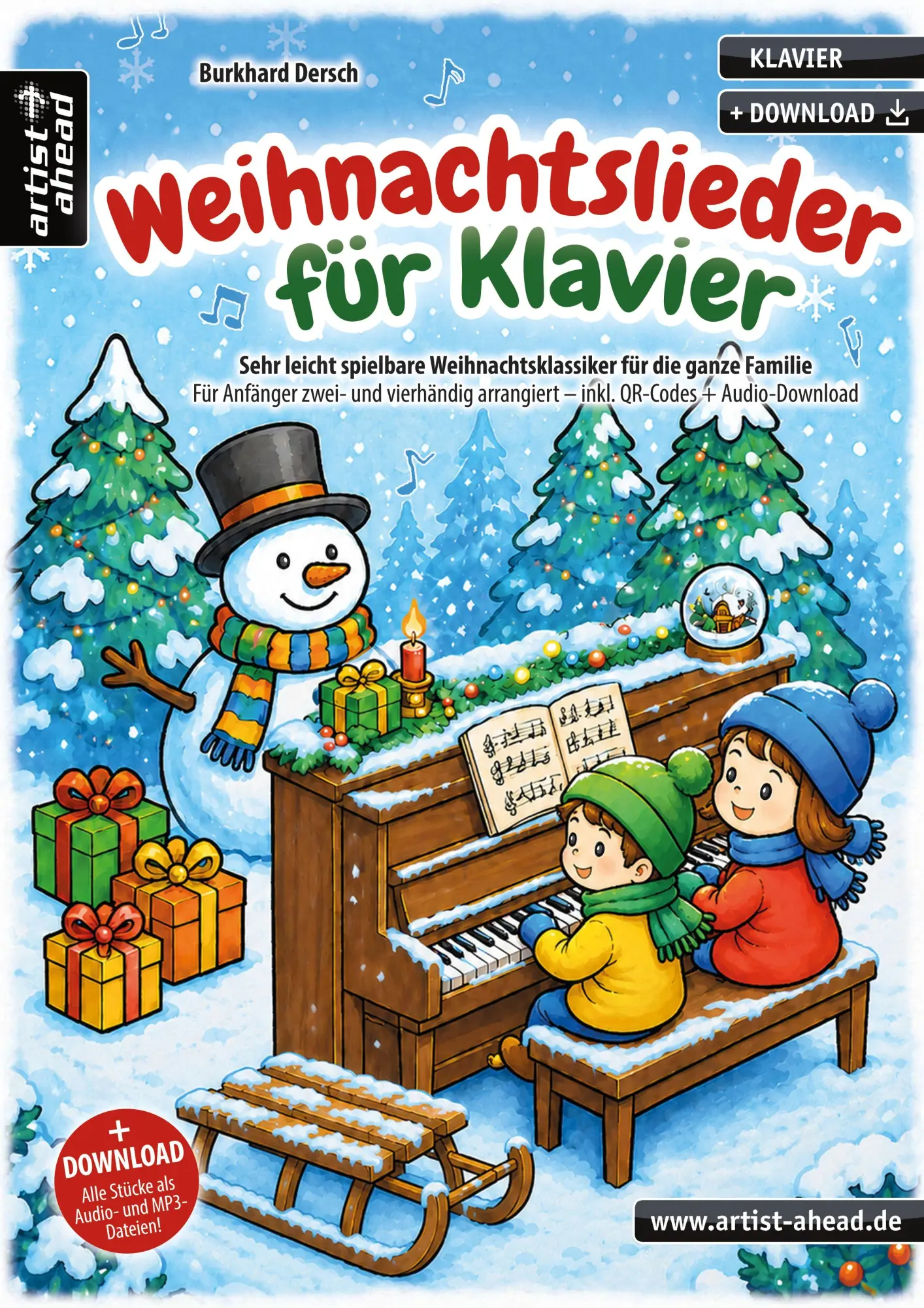 Cover: 9783866422407 | Weihnachtslieder für Klavier | Burkhard Dersch | Broschüre | 60 S.