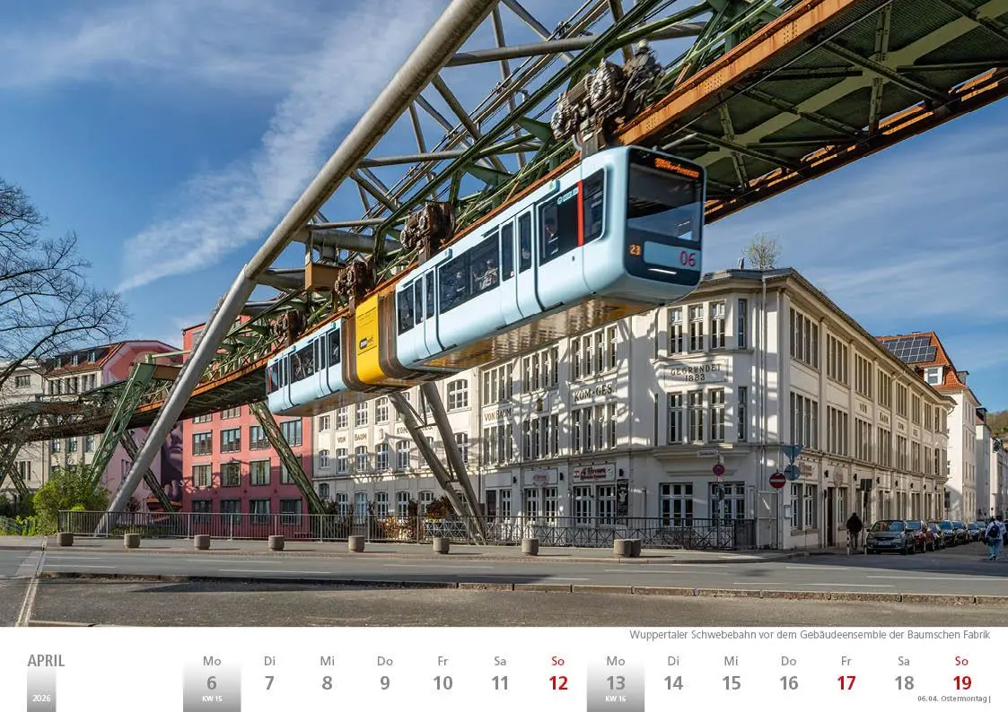 Bild: 9783965352407 | Rheinland 2026 Wandkalender A4 quer Spiralbindung 28 Blatt mit 56...