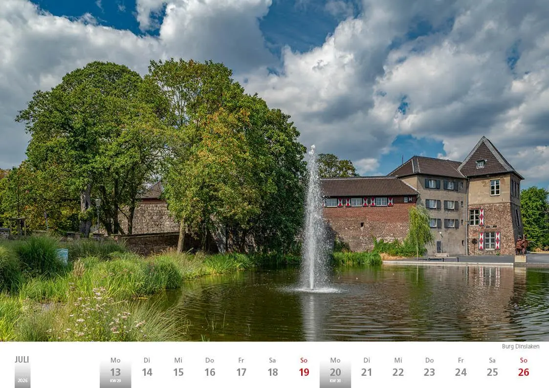 Bild: 9783965352407 | Rheinland 2026 Wandkalender A4 quer Spiralbindung 28 Blatt mit 56...