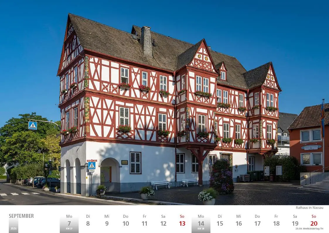 Bild: 9783965352407 | Rheinland 2026 Wandkalender A4 quer Spiralbindung 28 Blatt mit 56...