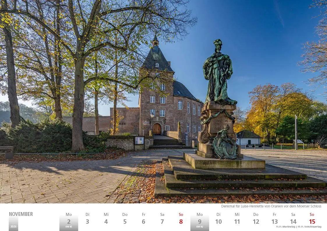 Bild: 9783965352407 | Rheinland 2026 Wandkalender A4 quer Spiralbindung 28 Blatt mit 56...