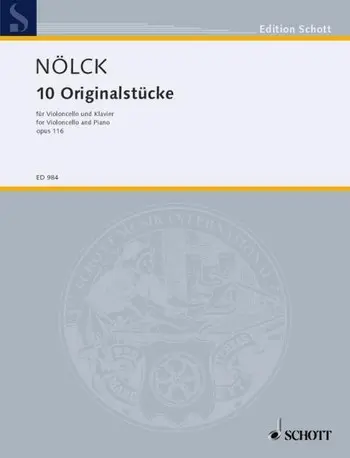 Cover: 9790001032407 | Orginalstucke(10) Opus 116 | August Nölck | Buch | Deutsch | 1983