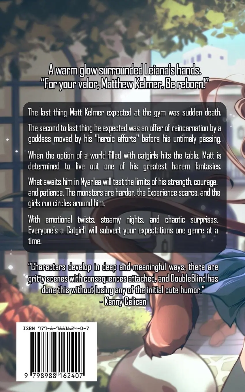 Rückseite: 9798988162407 | Everyone's a Catgirl! | Volume One - A LitRPG Isekai Adventure | Buch