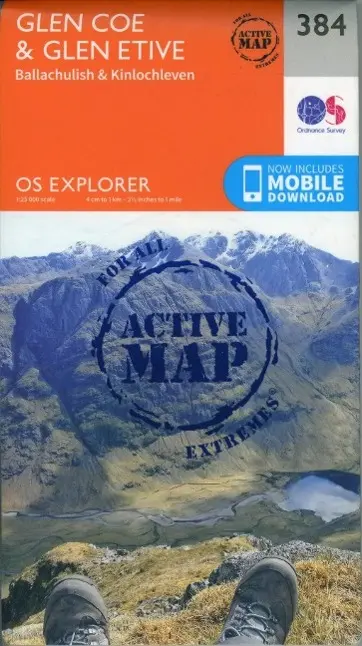 Cover: 9780319472507 | Glen Coe | Ordnance Survey | (Land-)Karte | Karte/Landkarte | Englisch