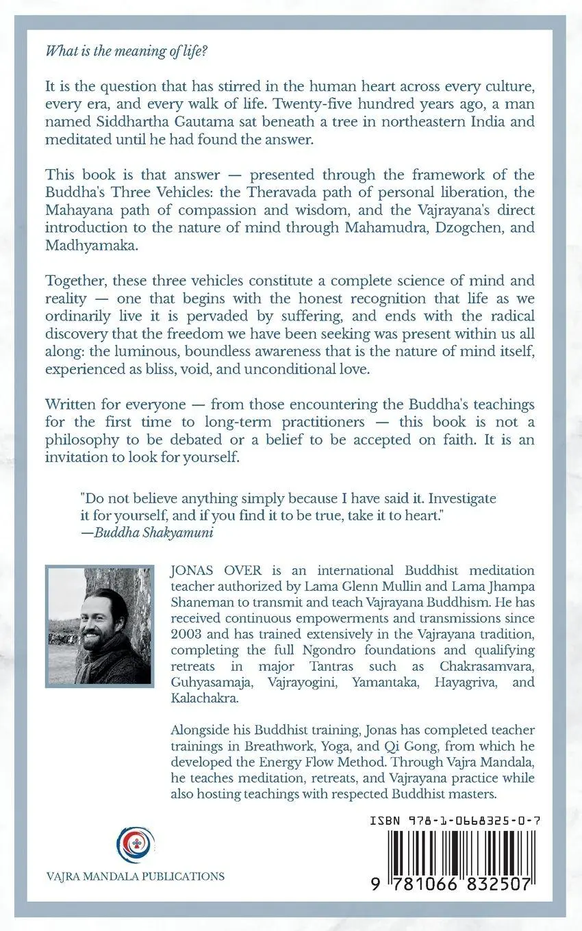 Rückseite: 9781066832507 | The Meaning of Life | Buddha's Three Vehicles to Enlightenment | Over