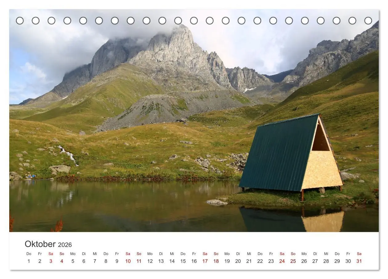 Bild: 9783457612507 | Georgien - Ein phänomenales Naturparadies. (Tischkalender 2026 DIN...