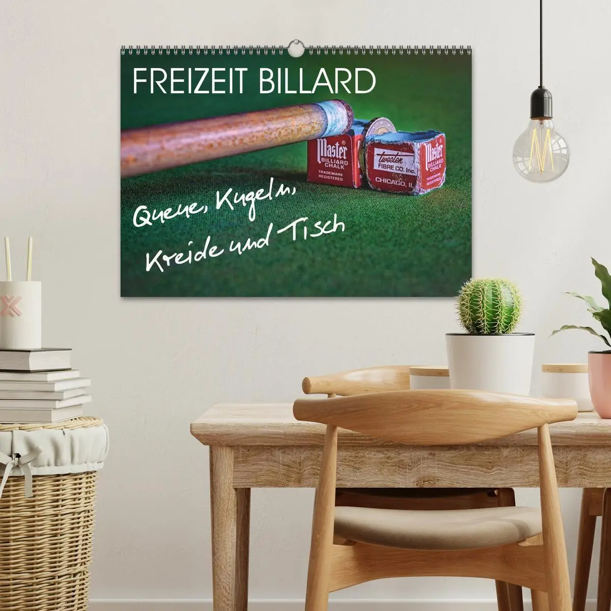Bild: 9783457782507 | Freizeit Billard - Queue, Kugeln, Kreide und Tisch (Wandkalender...