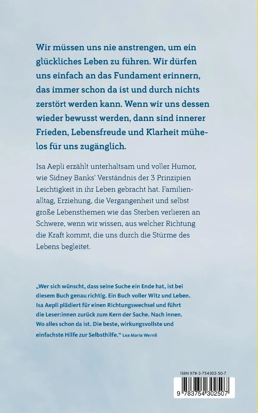 Rückseite: 9783754302507 | Denkst du noch oder lebst du wieder? | Glücklich mit den 3 Prinzipien