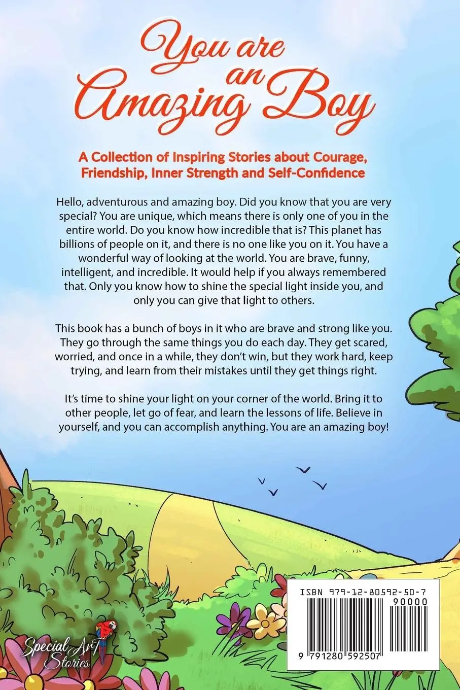 Rückseite: 9791280592507 | You are an Amazing Boy | Special Art Stories (u. a.) | Taschenbuch