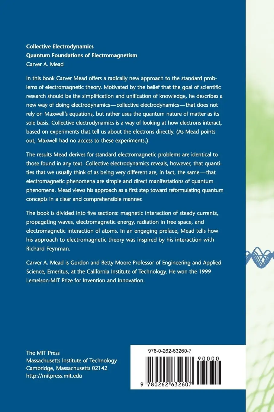 Rückseite: 9780262632607 | Collective Electrodynamics | Quantum Foundations of Electromagnetism