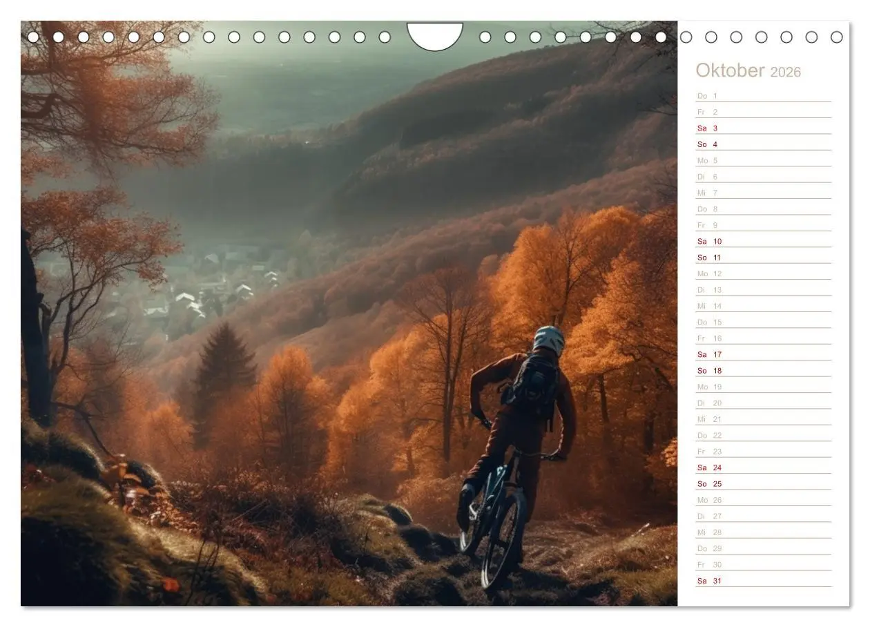Bild: 9783457532607 | Mit dem Mountainbike durch die Welt (Wandkalender 2026 DIN A4...