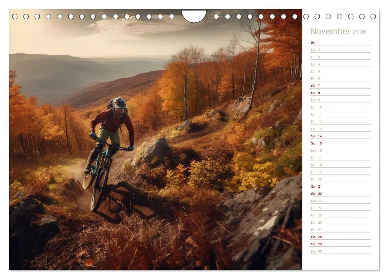 Bild: 9783457532607 | Mit dem Mountainbike durch die Welt (Wandkalender 2026 DIN A4...