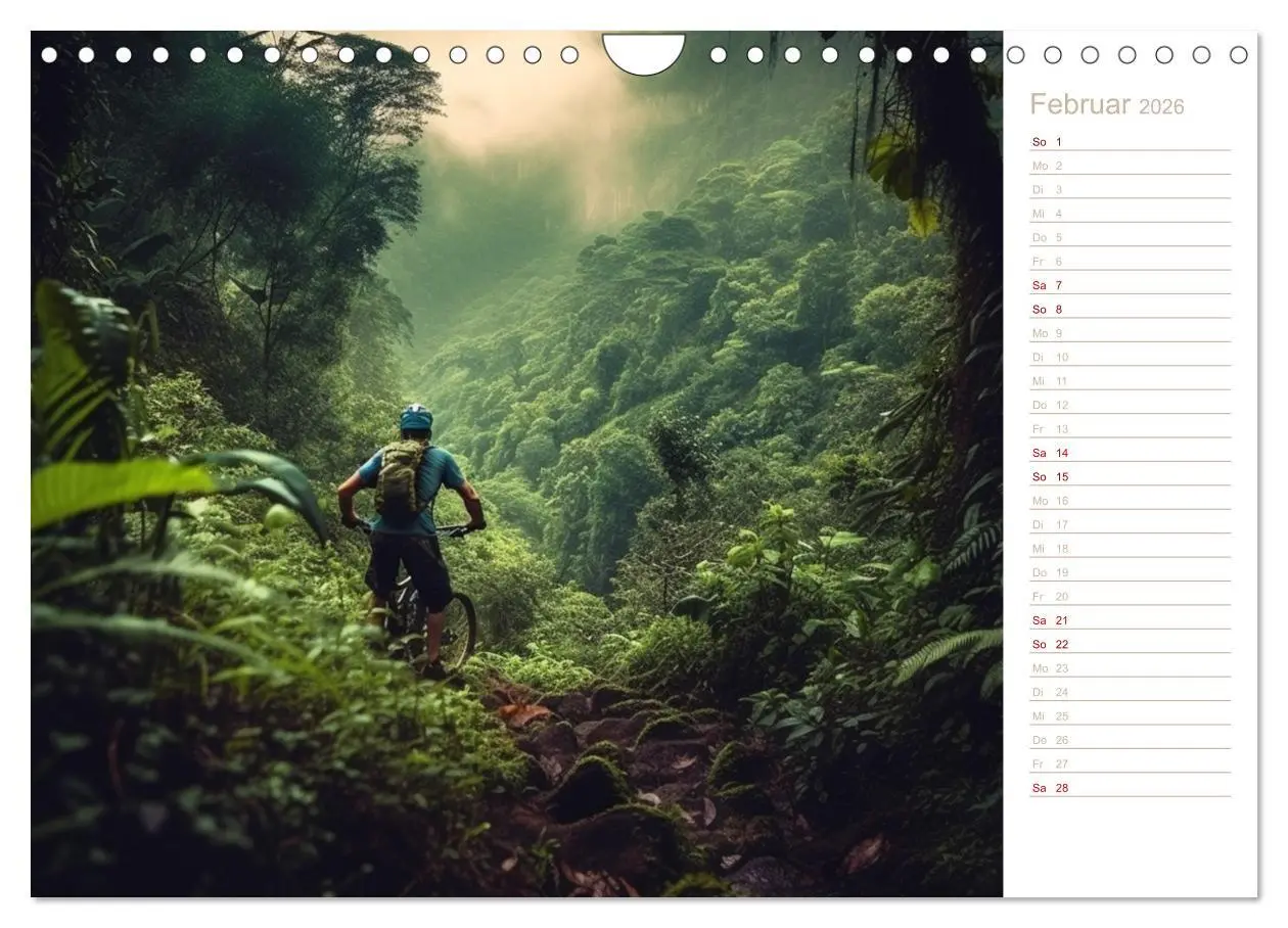 Bild: 9783457532607 | Mit dem Mountainbike durch die Welt (Wandkalender 2026 DIN A4...
