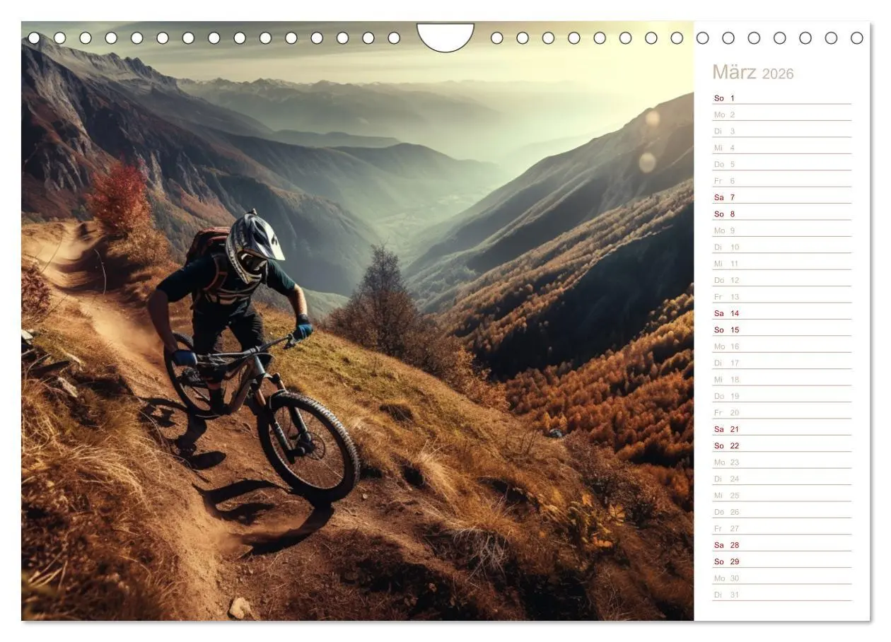 Bild: 9783457532607 | Mit dem Mountainbike durch die Welt (Wandkalender 2026 DIN A4...