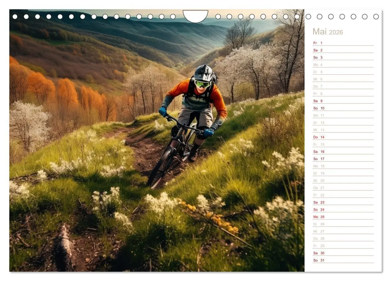 Bild: 9783457532607 | Mit dem Mountainbike durch die Welt (Wandkalender 2026 DIN A4...