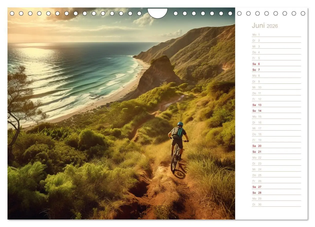 Bild: 9783457532607 | Mit dem Mountainbike durch die Welt (Wandkalender 2026 DIN A4...