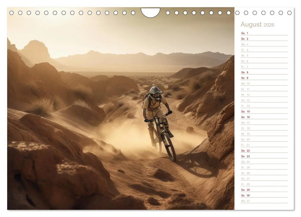 Bild: 9783457532607 | Mit dem Mountainbike durch die Welt (Wandkalender 2026 DIN A4...