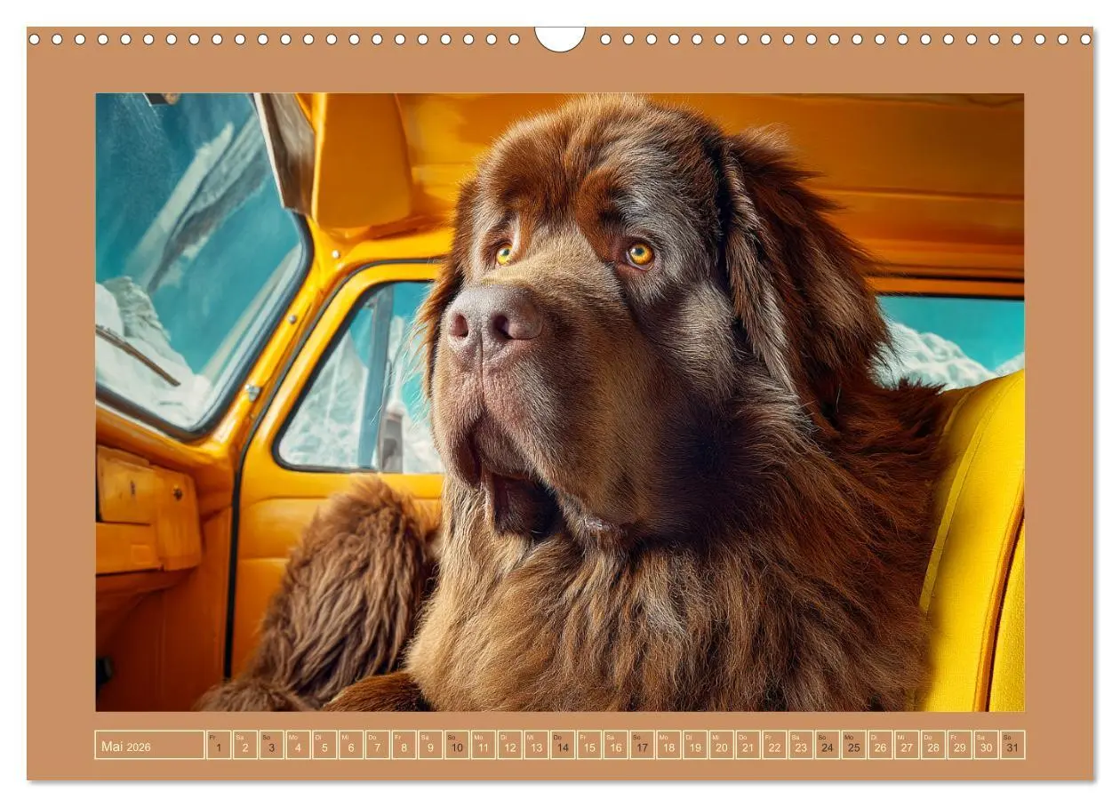 Bild: 9783457772607 | Neufundländer. Imposante Riesen mit sanfter Seele (Wandkalender...