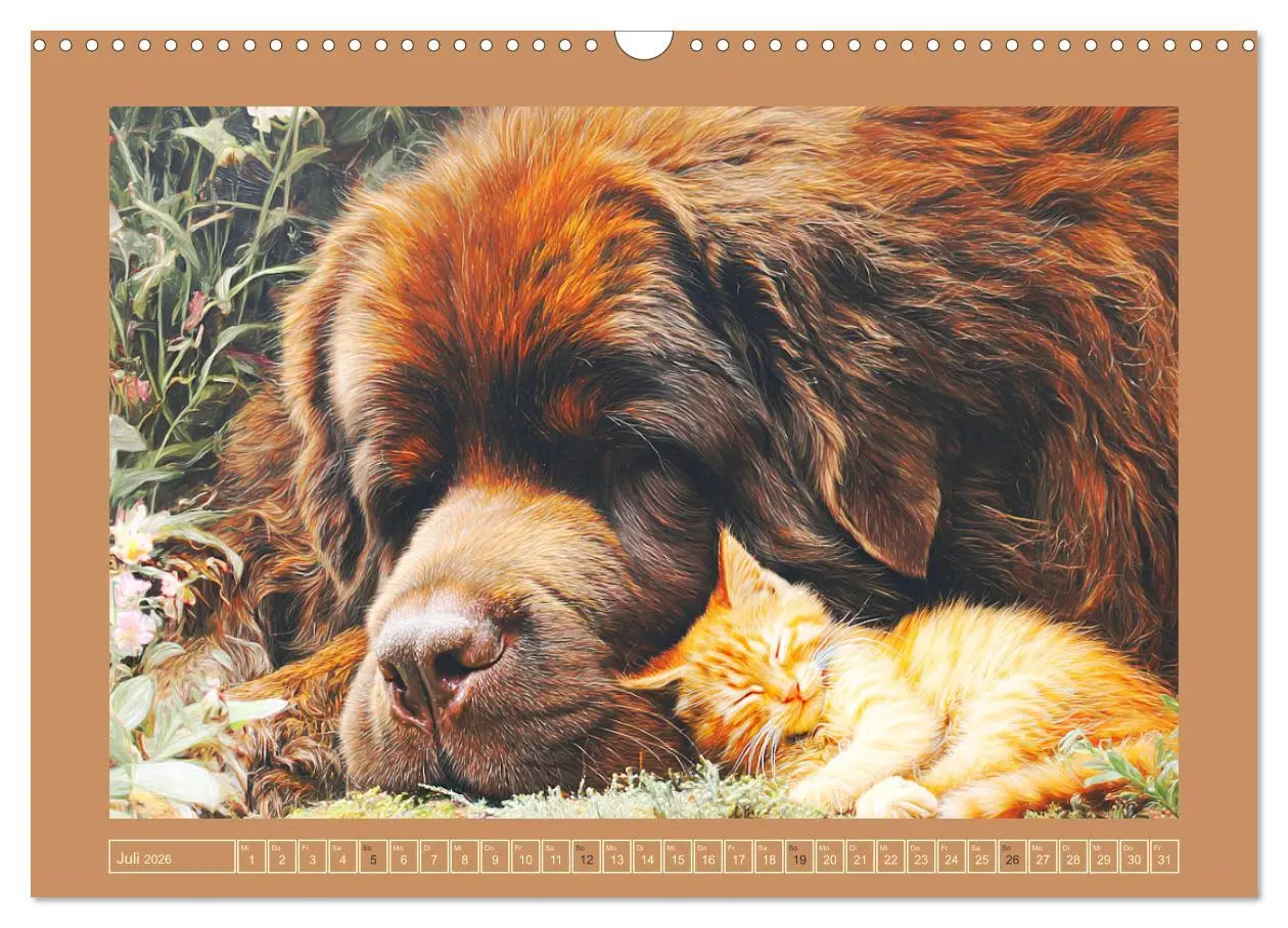 Bild: 9783457772607 | Neufundländer. Imposante Riesen mit sanfter Seele (Wandkalender...