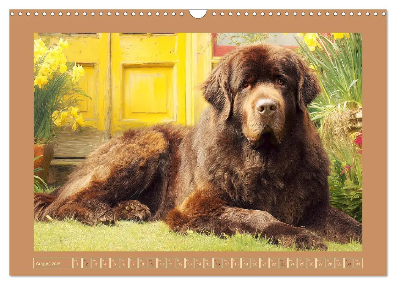 Bild: 9783457772607 | Neufundländer. Imposante Riesen mit sanfter Seele (Wandkalender...