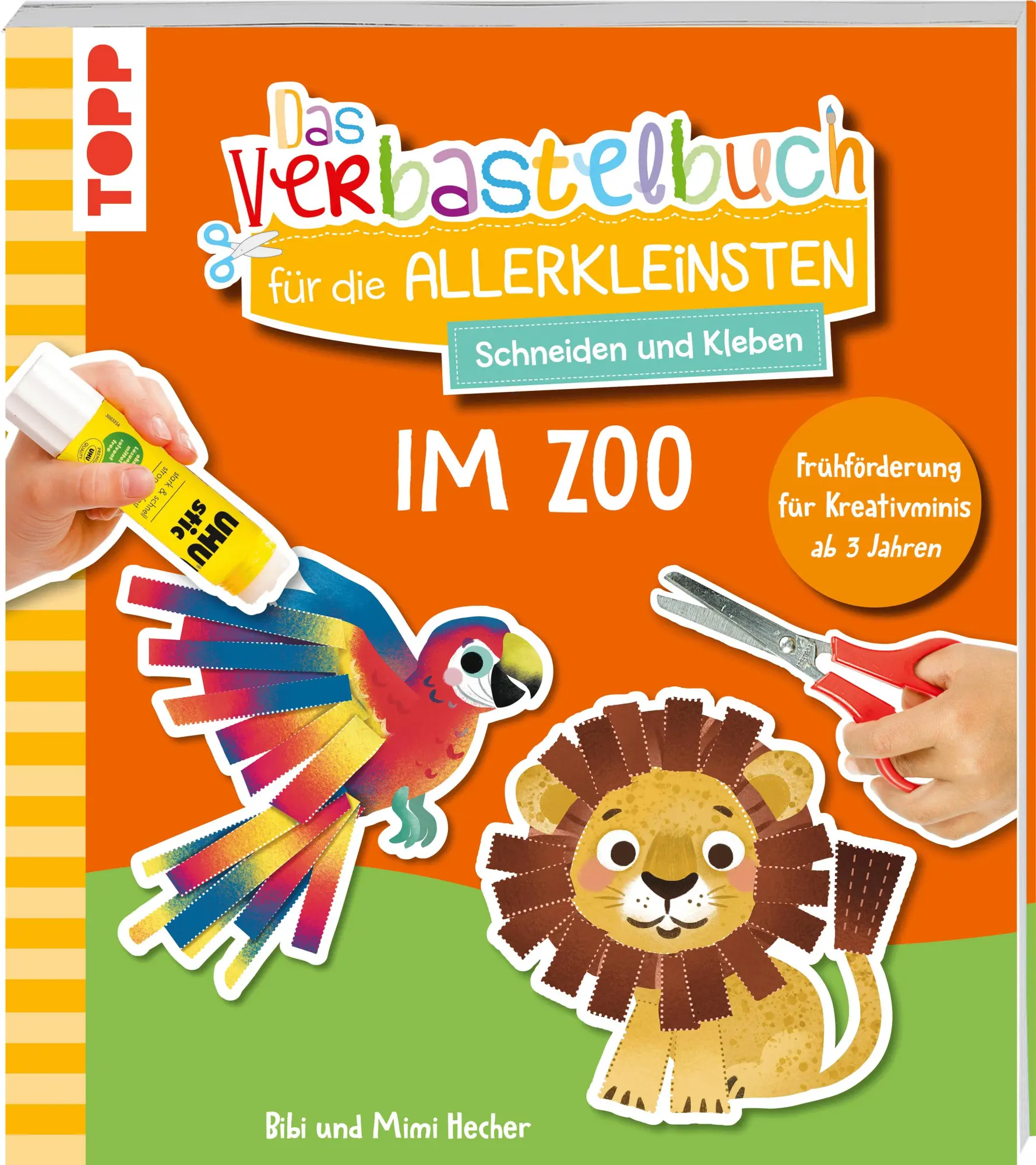 Cover: 9783735892607 | Das Verbastelbuch für die Allerkleinsten. Schneiden und Kleben. Im Zoo