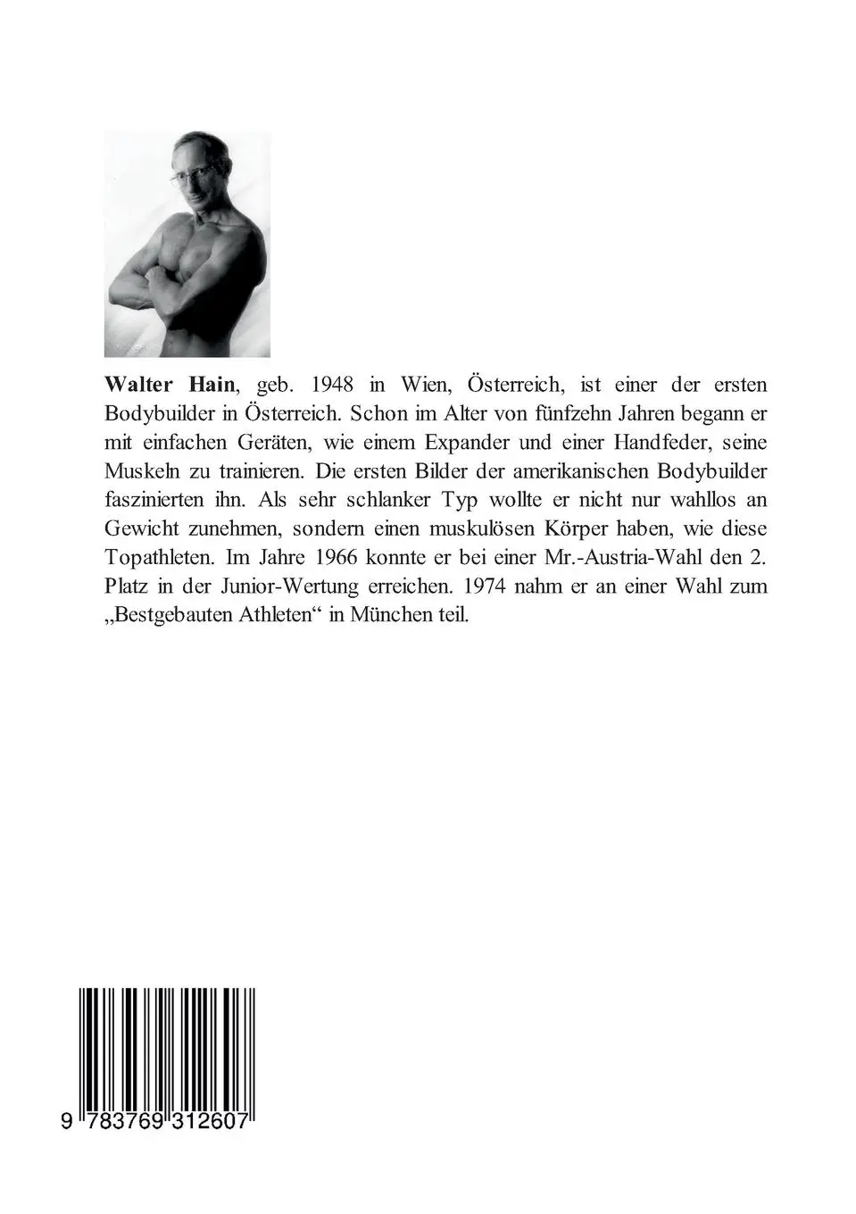 Rückseite: 9783769312607 | Bodybuilding in Österreich | Die Wiege des Arnold Schwarzenegger