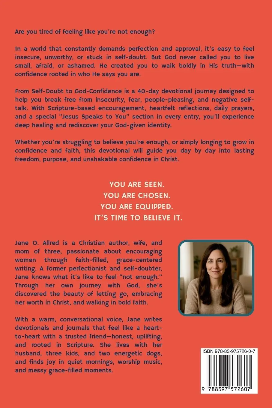 Rückseite: 9788397572607 | From Self-Doubt to God-Confidence | Jane O. Allred | Taschenbuch